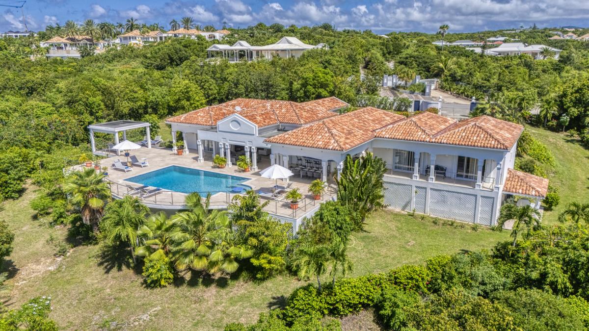 38.Location villa Oceane Terres Basses Saint Martin - Vue ensemble